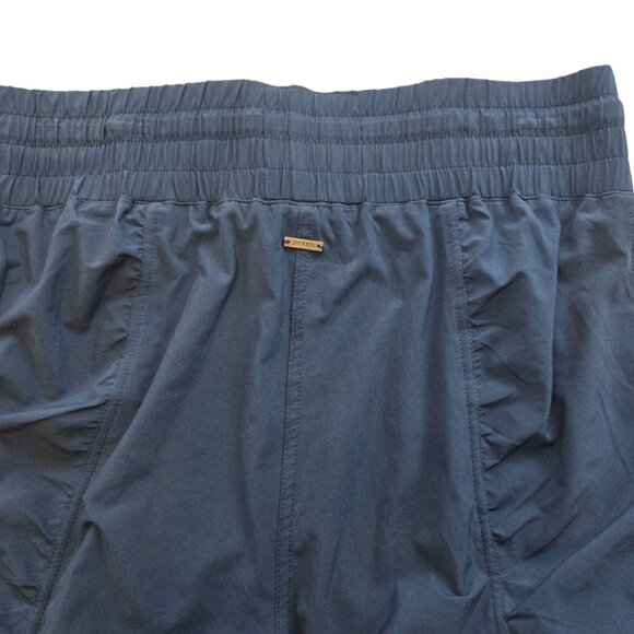 PrAna Womens Size M Navy Blue Athletic Pants With Drawstring Ankles - Picture 7 of 11